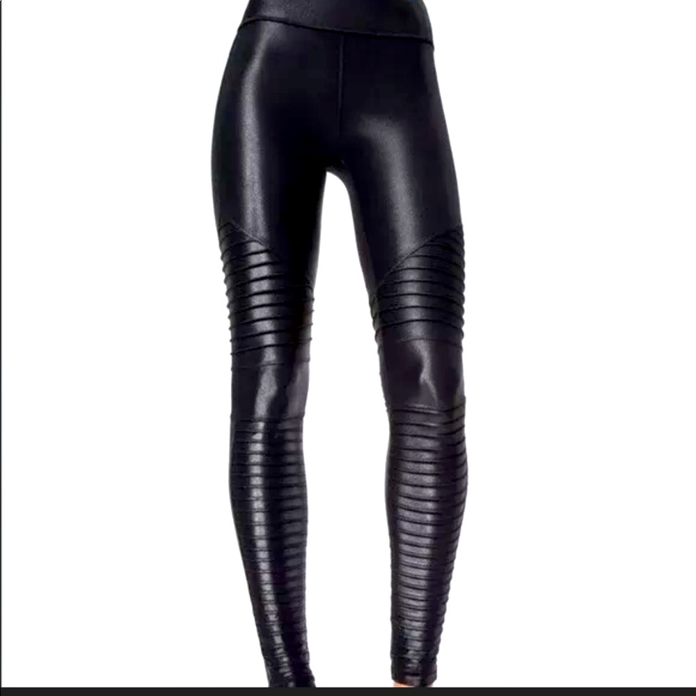 Carbon 38 moto shine leggings small